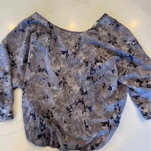 Joie Gray and Black Long Sleeve Tees